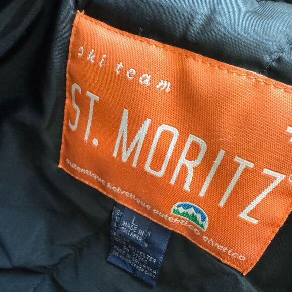 St Moritz ski  winter snowboard nylon black Large pants mens - Picture 4 of 7